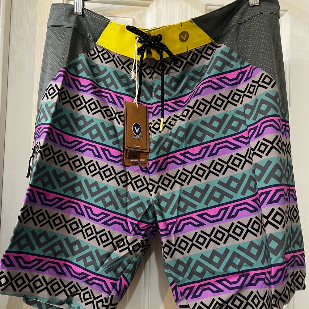 Vast Men's Multicolor Swim Shorts